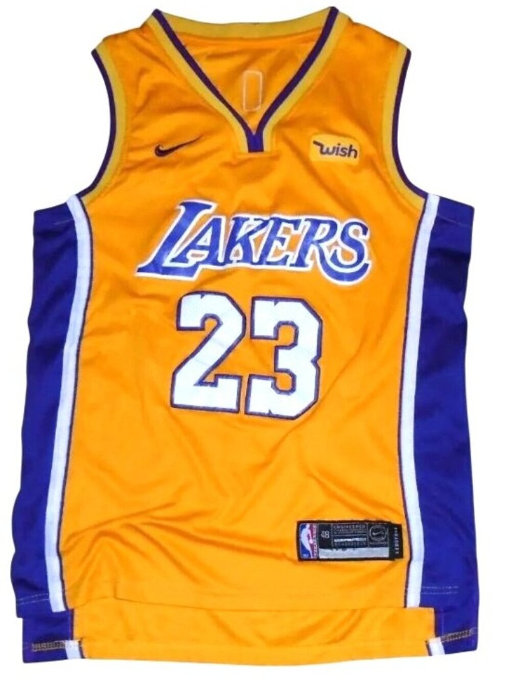 Nike Wish Los Angeles Lakers LeBron James 23 Jersey Men's XL (52)